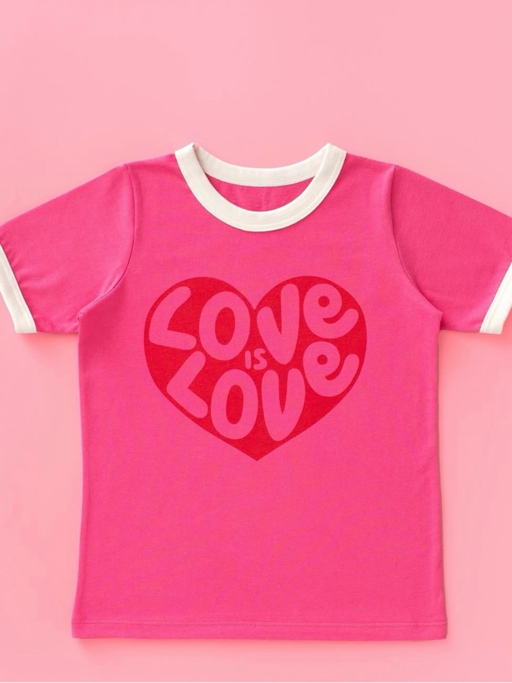 Never Worn 'Love Is Love'  Ringer Tee 6T
Winter Water Factory made in Brooklyn